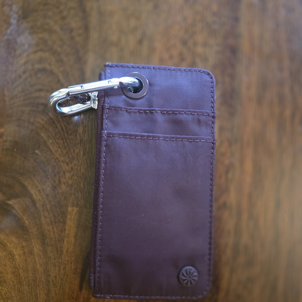 Athleta Dark Purple Coffee Run Wallet